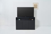 TV lift meubel Kast Standaard Zwart TV Omhoog LR