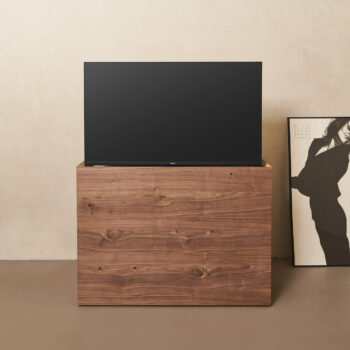 TV Lift box - 43" Walnoot fineer