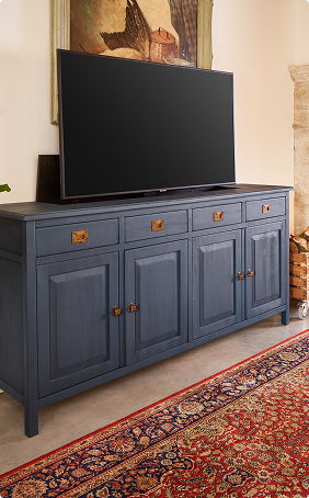 TV lift meubel Picture → tvlift meubel modern latjes schuin