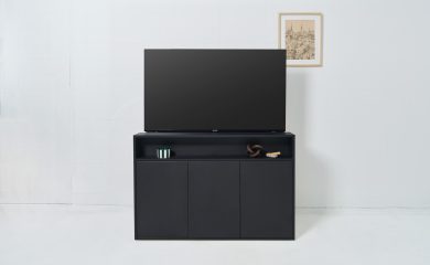Kast Standaard - Zwart - TV Omhoog LR