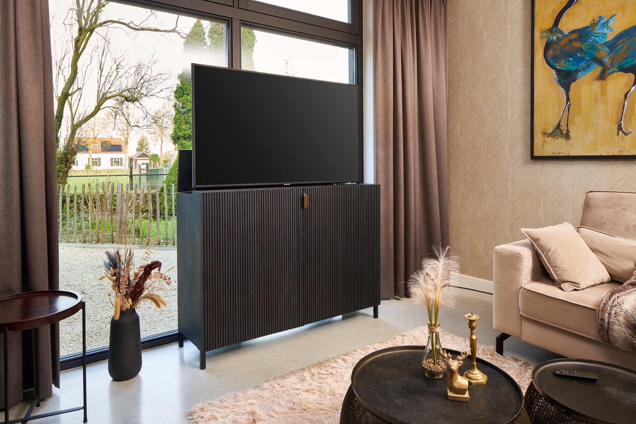 tv meubel hotel chique